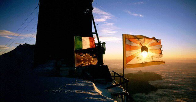Capanna Regina Margherita, the highest refuge of Europe