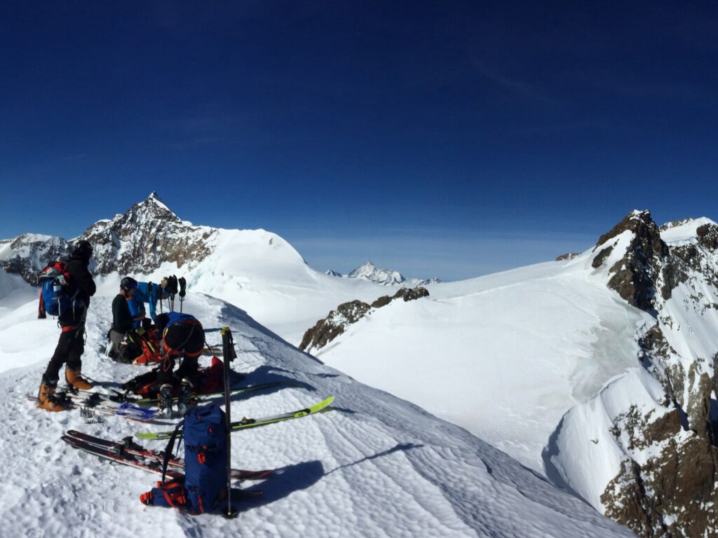 Mountaineering Monte Rosa June