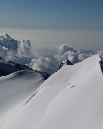 Ski mountaineering Castore ridge