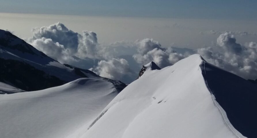 Ski mountaineering Castore ridge