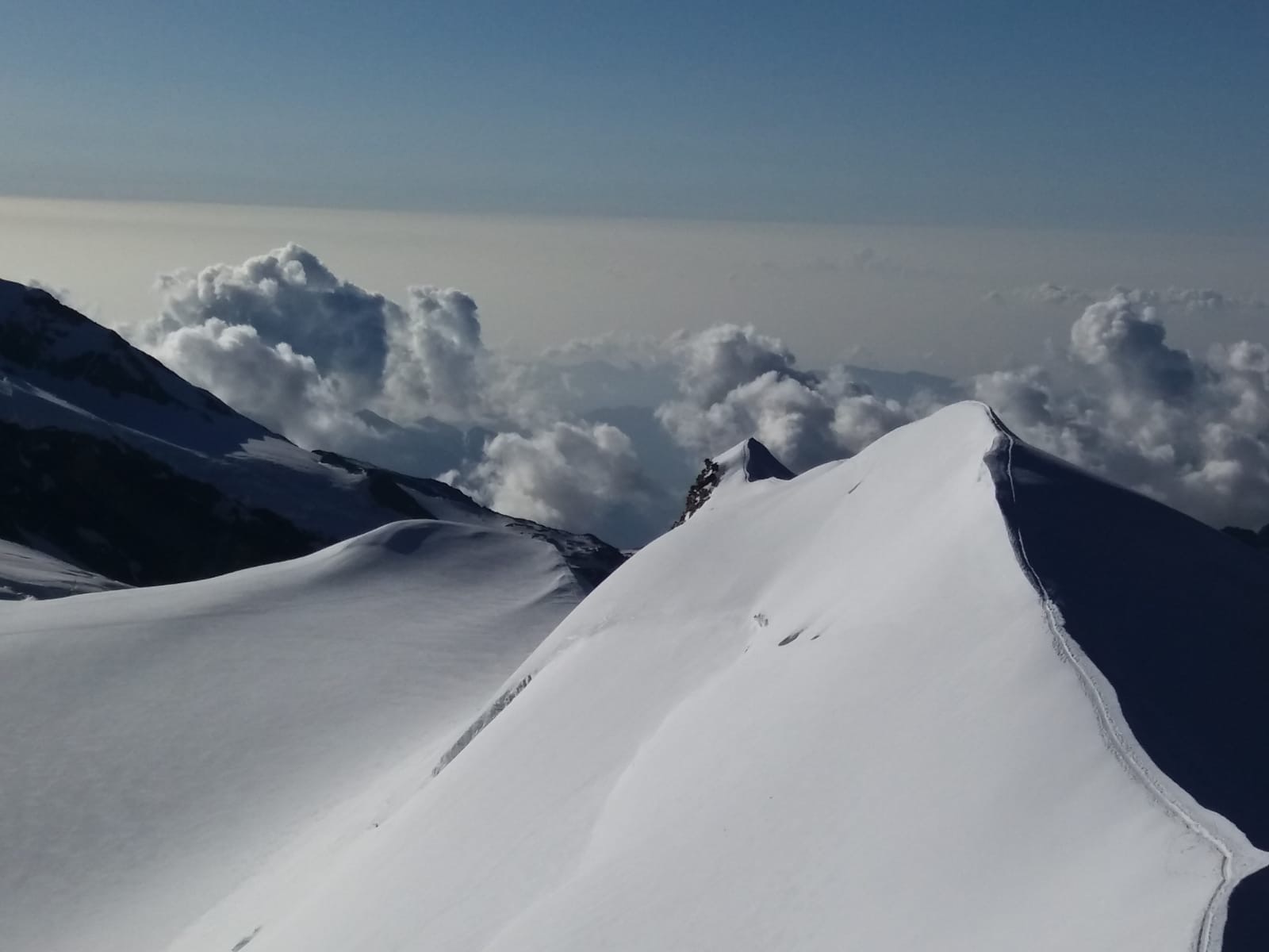 Ski mountaineering Castore ridge
