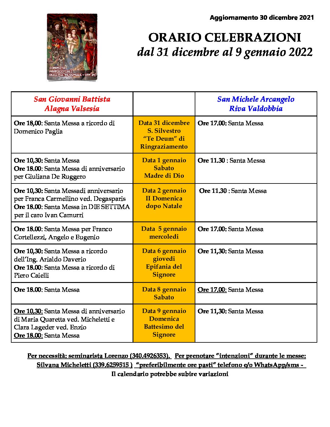 sante messe dal 31 dic al 9 gen. docx