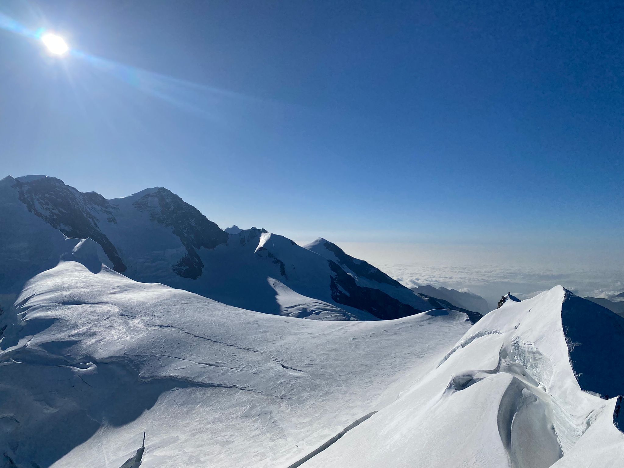 La salita sul monte Rosa: il Castore