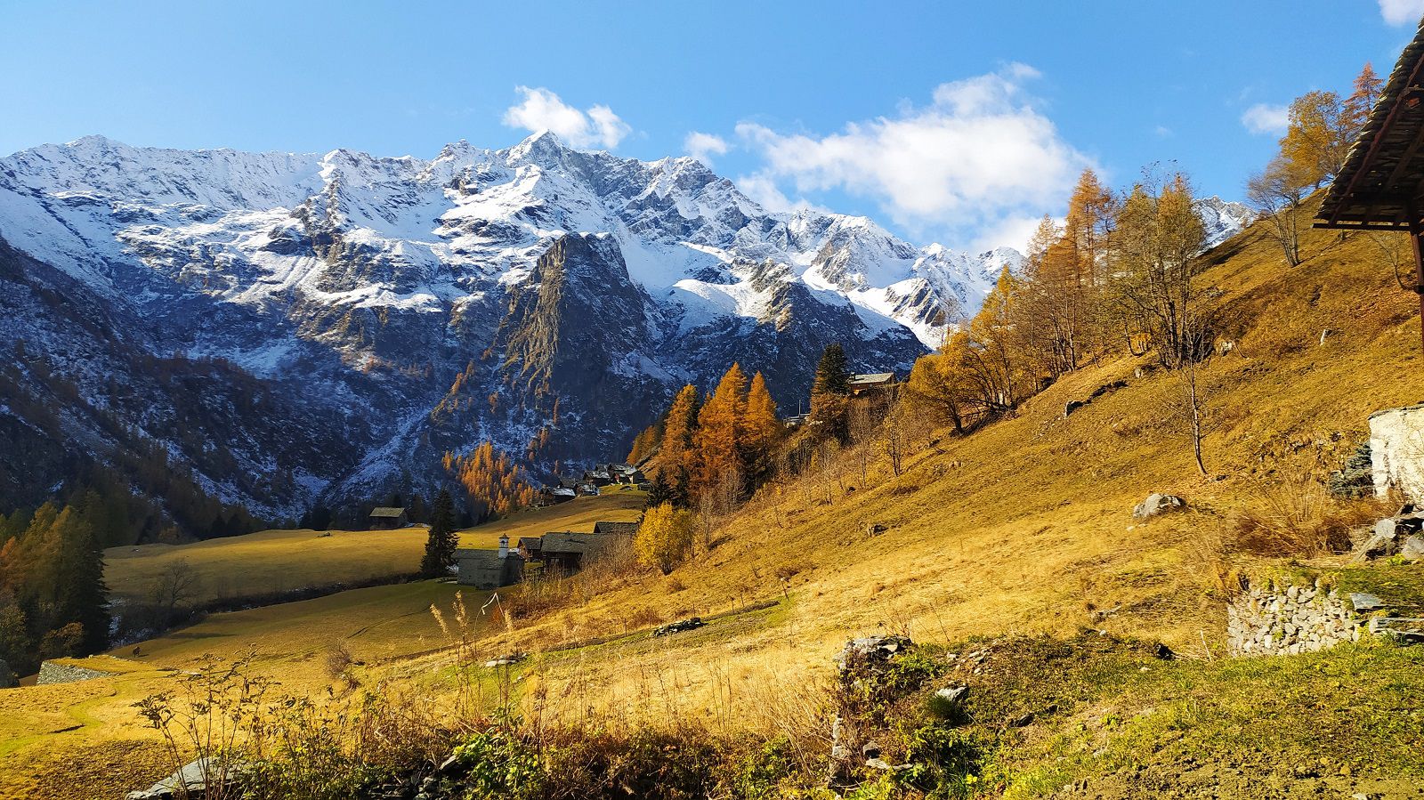 autunno monte rosa alagna valsesia