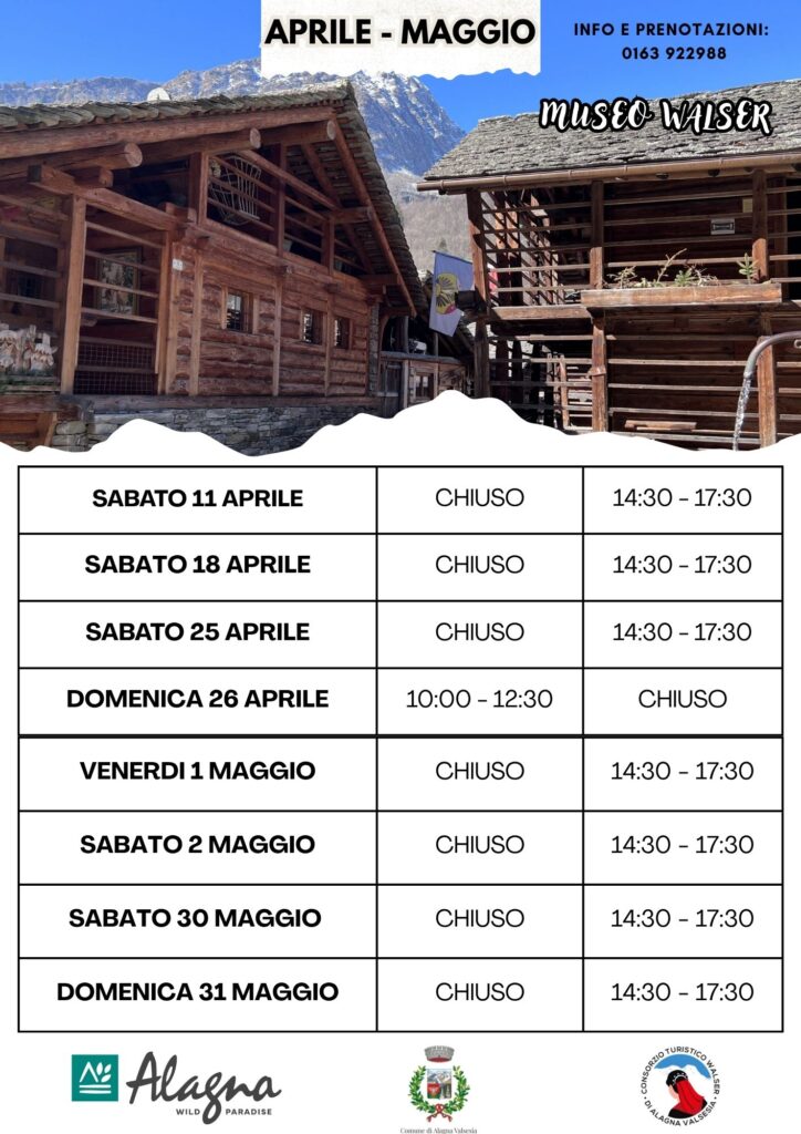 Apertura Museo Walser - Walser Museum openings