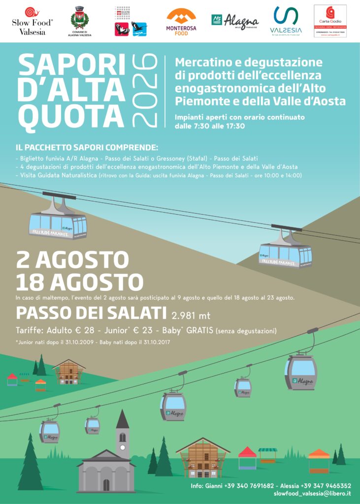 Sapori D\'Alta Quota - High-altitude tastings