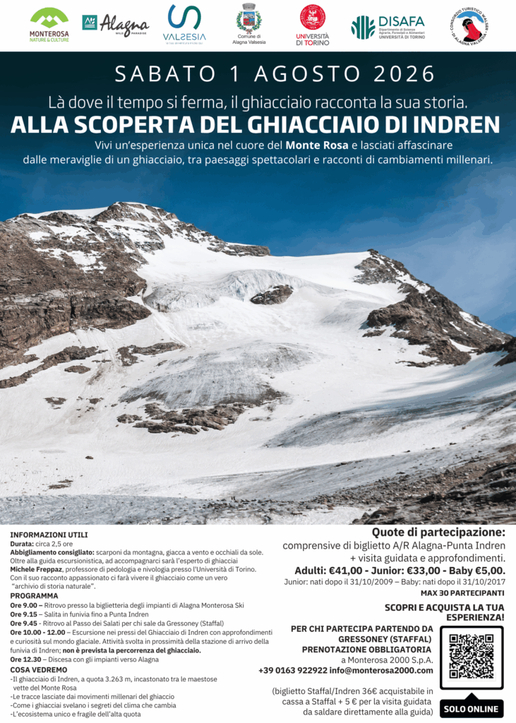 Visita ai ghiacciai di Indren