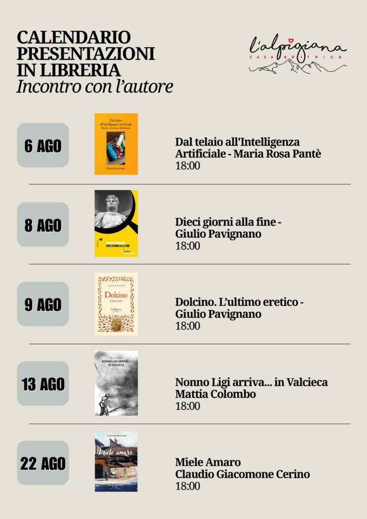 Presentazione libro \"Dal telaio all\'Intelligenza Artificiale\" - Book presentation \"Dal telaio all\'Intelligenza Artificiale\"
