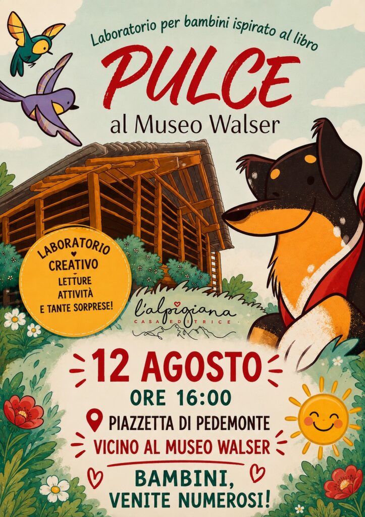 Lettura animata \"Pulce al Museo Walser\" - Animated reading \"\"Pulce al Museo Walser\"