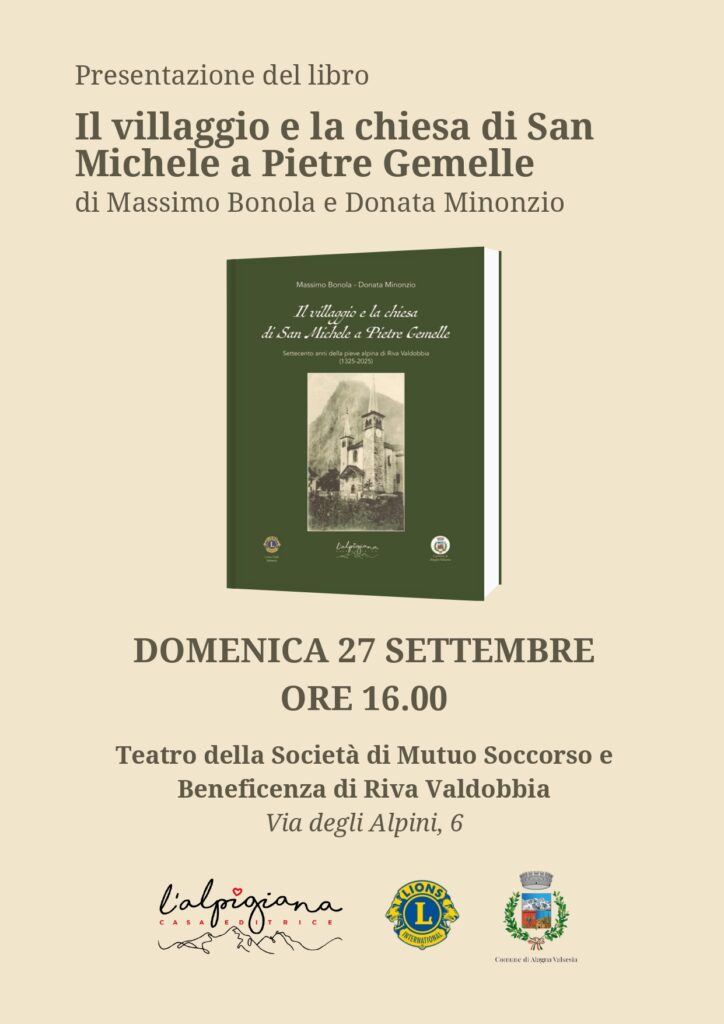 Presentazione del libro \"Il villaggio e la chiesa di San Michele a Pietre Gemelle\" - Presentation of the book \"Il villaggio e la chiesa di San Michele a Pietre Gemelle\"